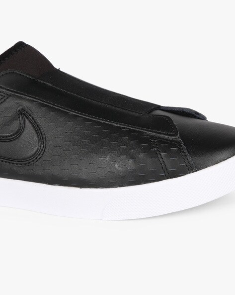 Nike leather hot sale slip ons