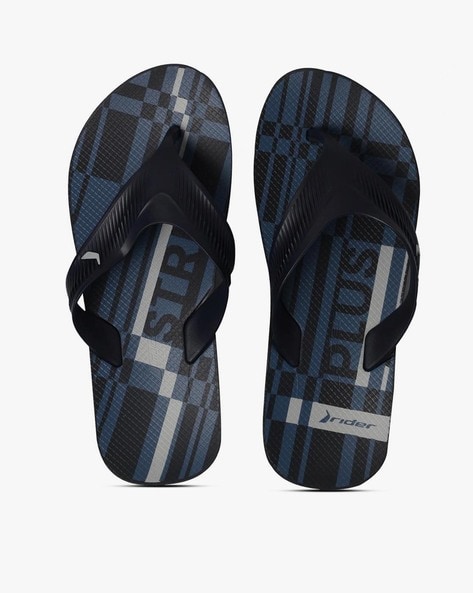 Rider Graphic Print Thong-Strap Flip-Flops