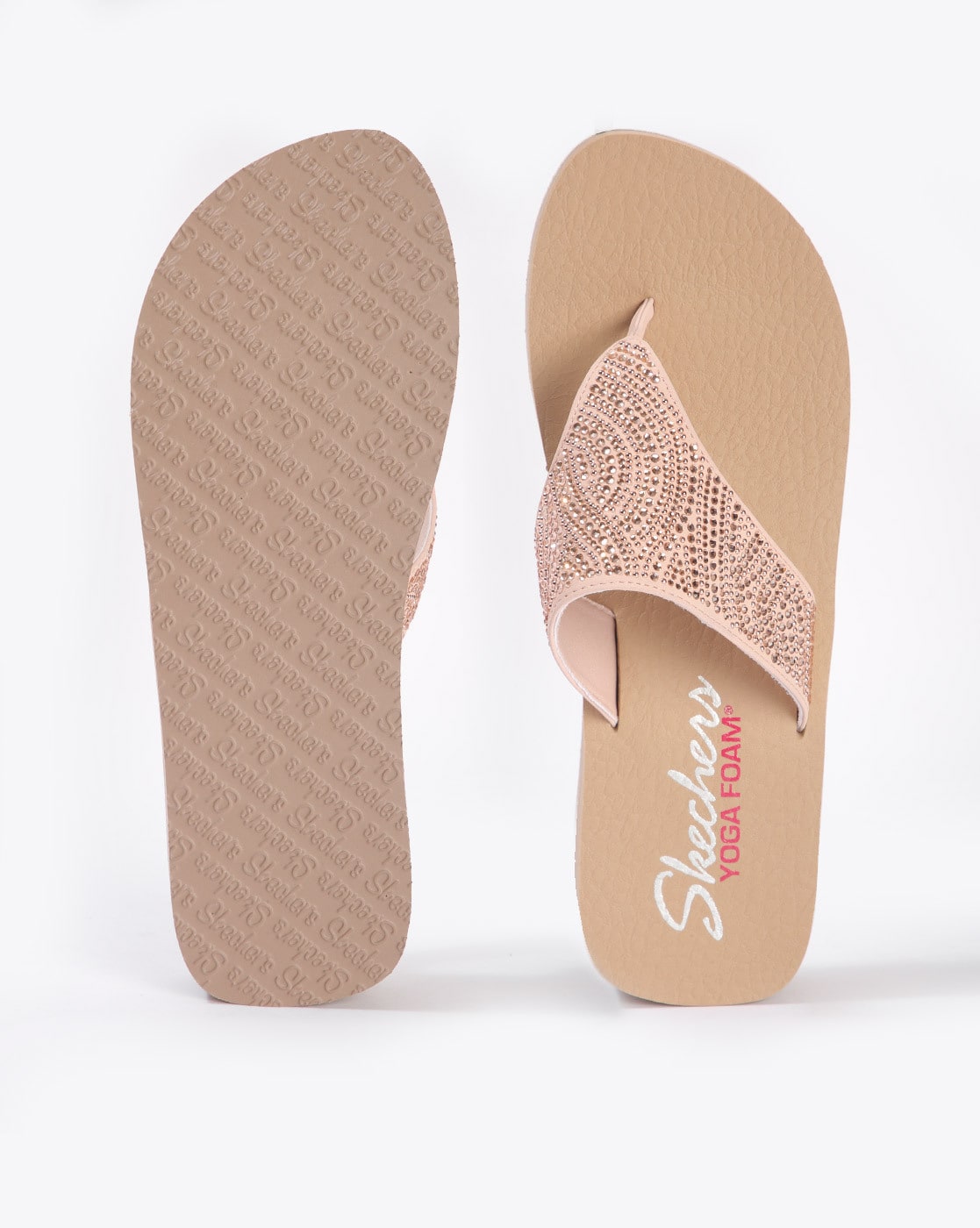 Buy Blush Pink Flip Flop & Slippers for Women by Skechers Online