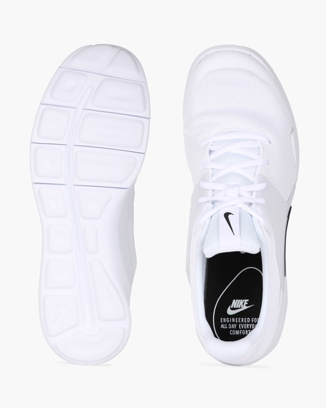nike arrowz lace up sneakers white