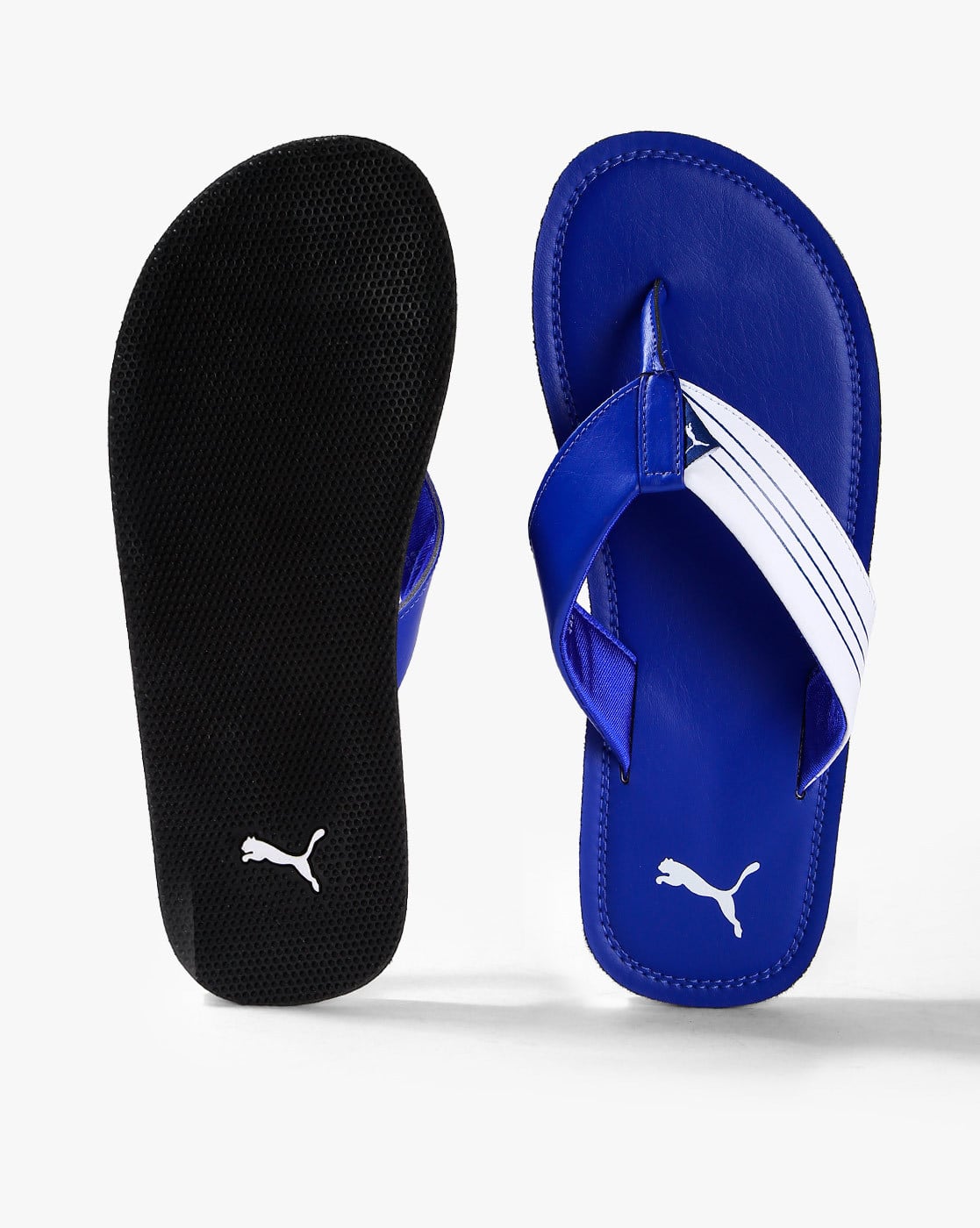 Buy Blue Flip Flop \u0026 Slippers for Men by Puma Online | Ajio.com