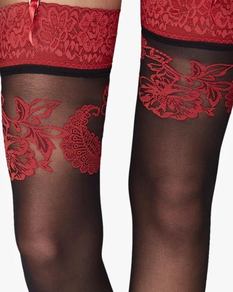 Buy Red Socks & Stockings for Women by Hunkemoller Online