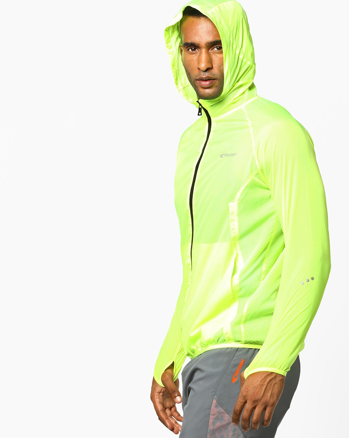 Buy Sports52 Wear Neon Orange Hooded Rain Jacket - Rain Jacket for Men  2078653 | Myntra