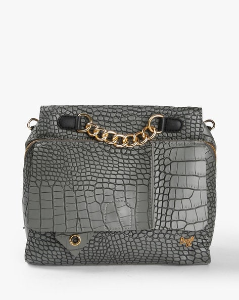 charcoal grey purse