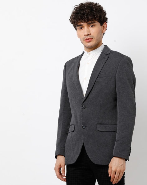 Grey blazer online