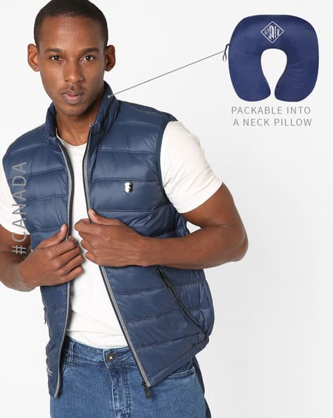 Buy Navy Blue Jackets Coats For Men By Point Zero Online Ajio Com