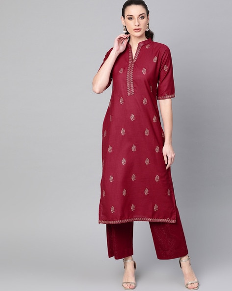 Buy Maroon Kurtas for Women by Libas Online