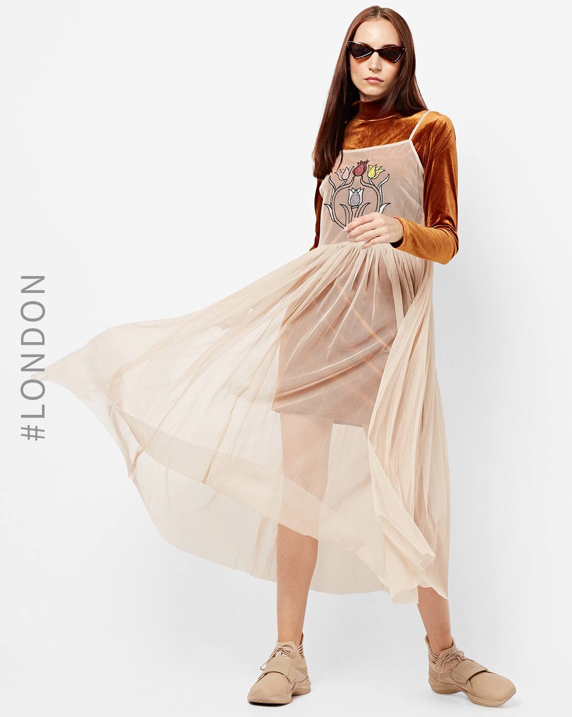 glamorous midi dress