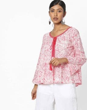 figs peplum top