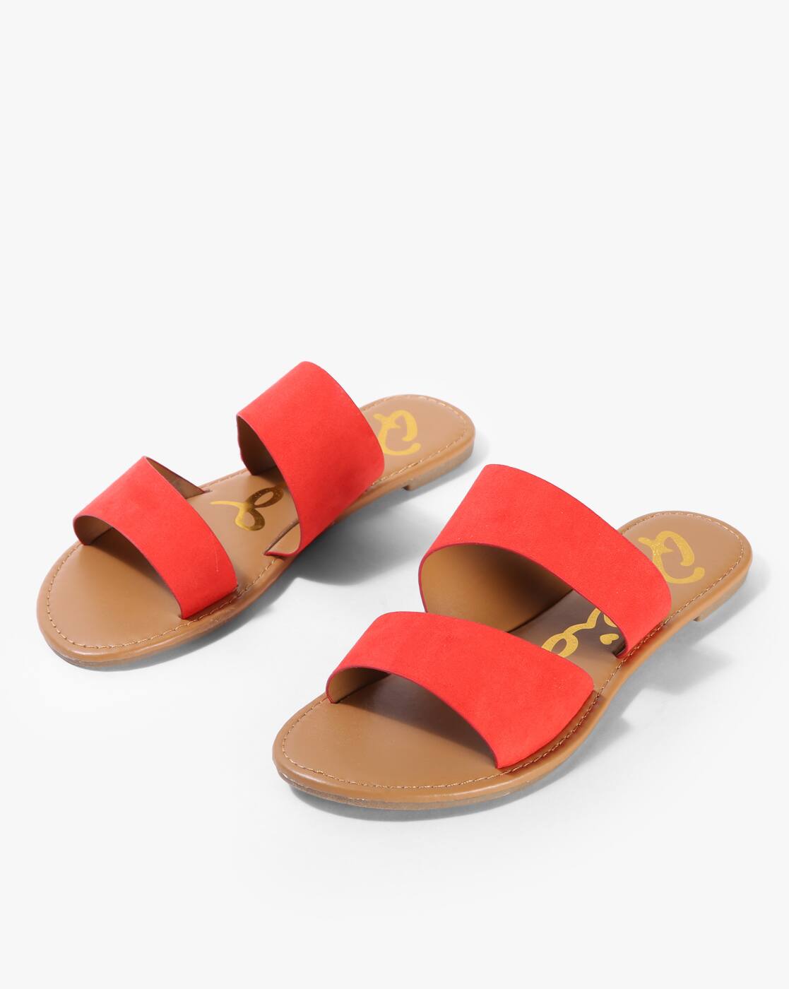 qupid double strap sandals