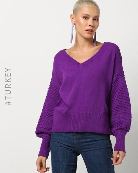 plum colored sweaters