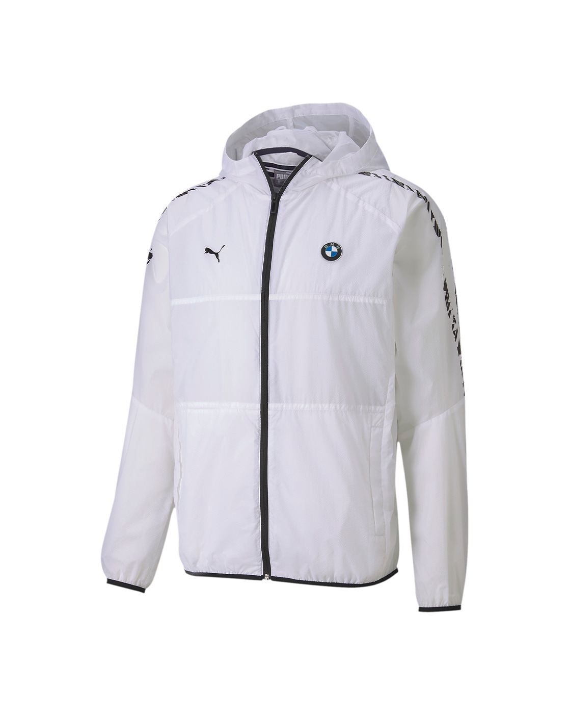 Puma Bmw Mms Monochrome FullZip Jacket Mens Grey Casual Athletic Outerwear  53892 | eBay