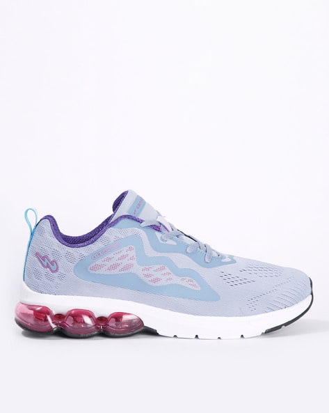 Textured Lace-Up Low-Top Sports Shoes (Image - 3)
