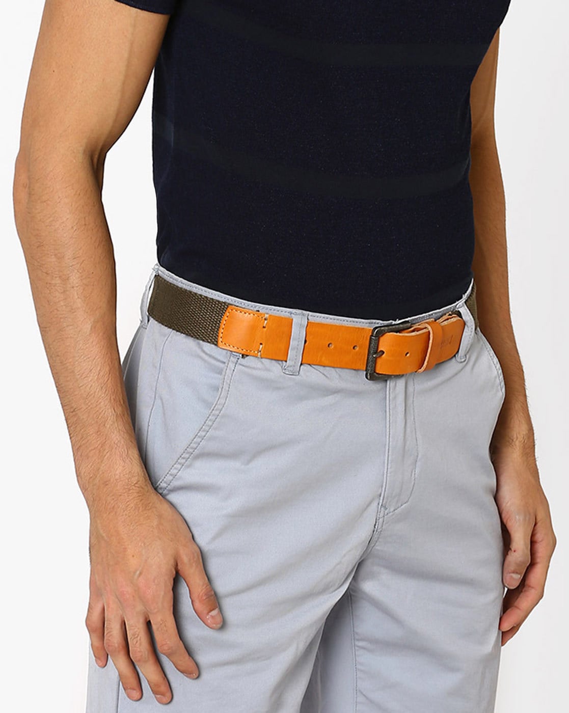 Buy Olive Green Belts for Men by LEVIS Online 
