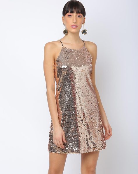 cheap gold dresses online