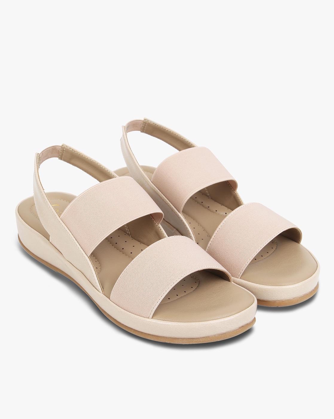 beige sandals flat