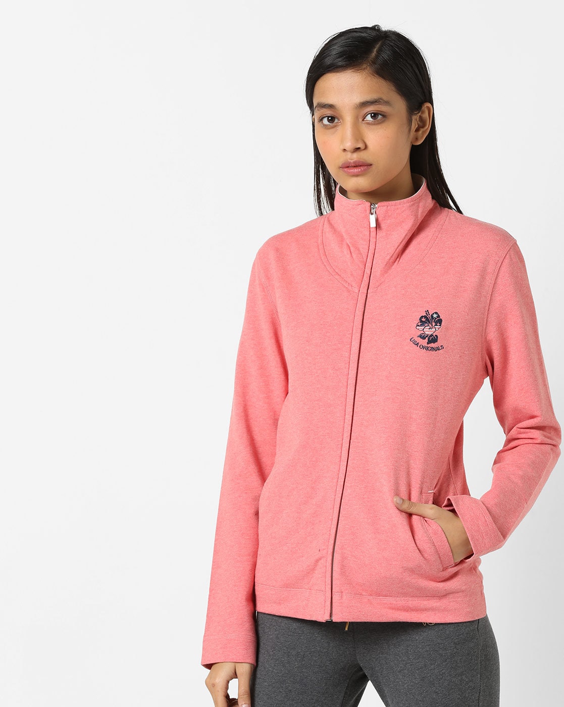 Buy Pink Sweatshirt Hoodies for Women by Jockey Online Ajio