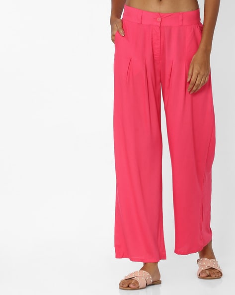 Pleated Pants with Insert Pockets Price in India