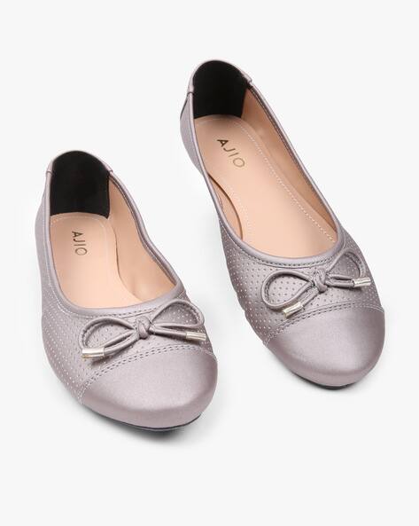 Buy Pewter Flat Shoes for Women by AJIO Online