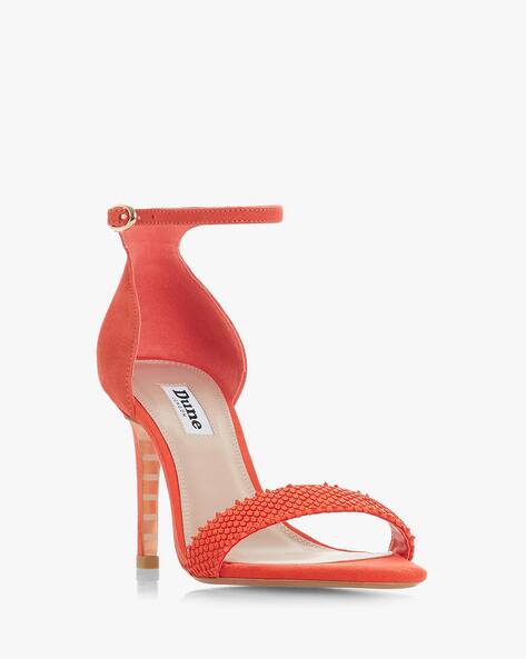 Buy Orange Heeled Sandals for Women by Dune London Online Ajio