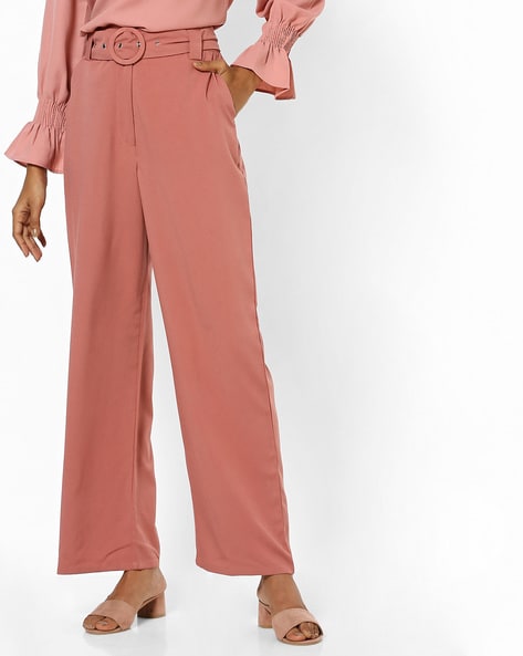 MS BOTTOM Regular Fit Women Pink Trousers - Buy MS BOTTOM Regular Fit Women Pink  Trousers Online at Best Prices in India | Flipkart.com