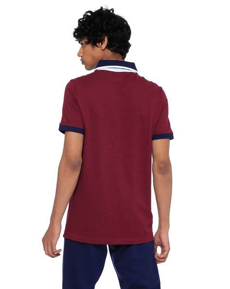 maroon puma shirt