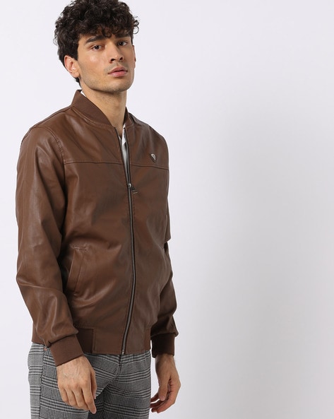 netplay leather jacket