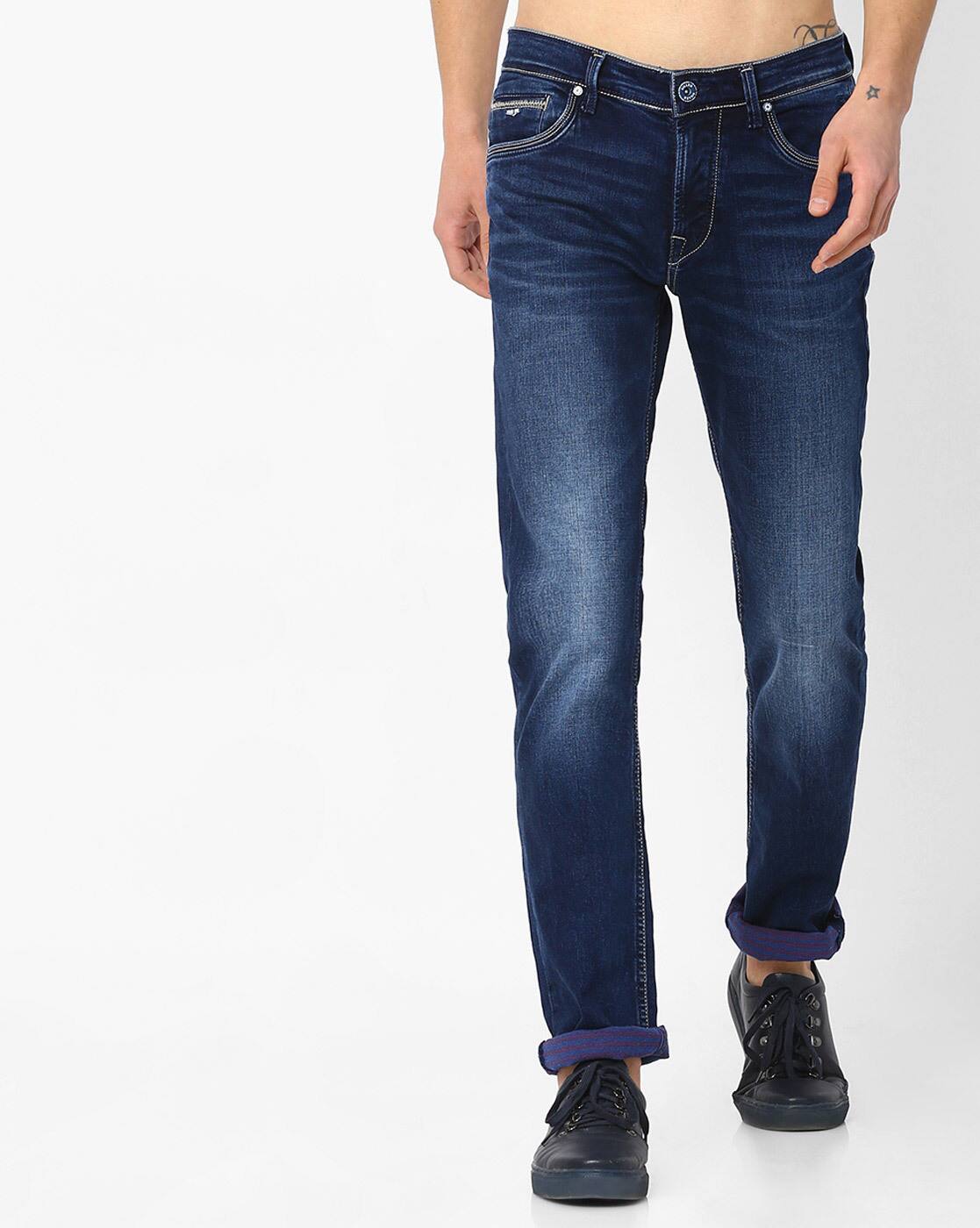 Buy Dark Blue Jeans for Men by Killer 