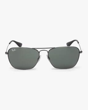 ray ban black rectangle sunglasses
