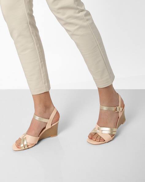 light pink wedges