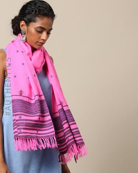 Buy Pink Shawls Wraps for Women by Indie Picks Online