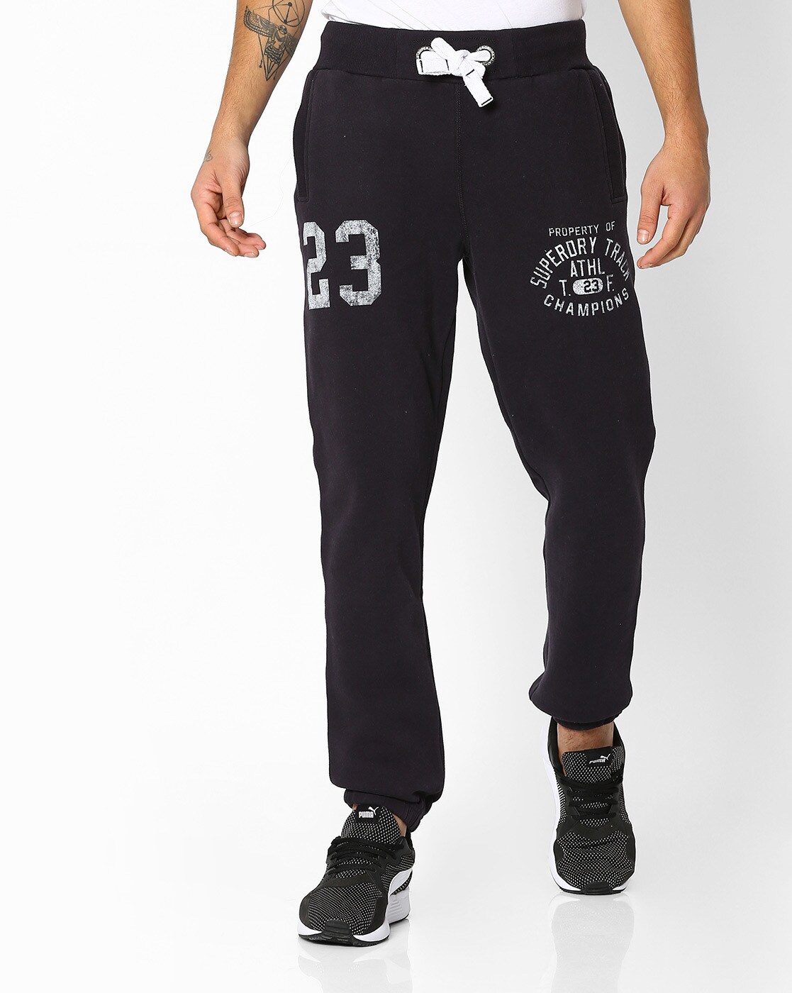 Buy Black Track Pants for Men by SUPERDRY Online