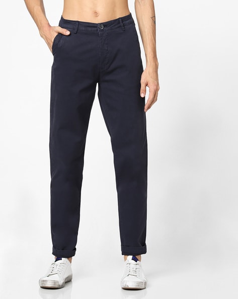 Gas Sadeck Flat-Front Slim Fit Trousers