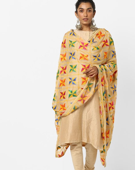 Phulkari-Embroided Dupatta Price in India