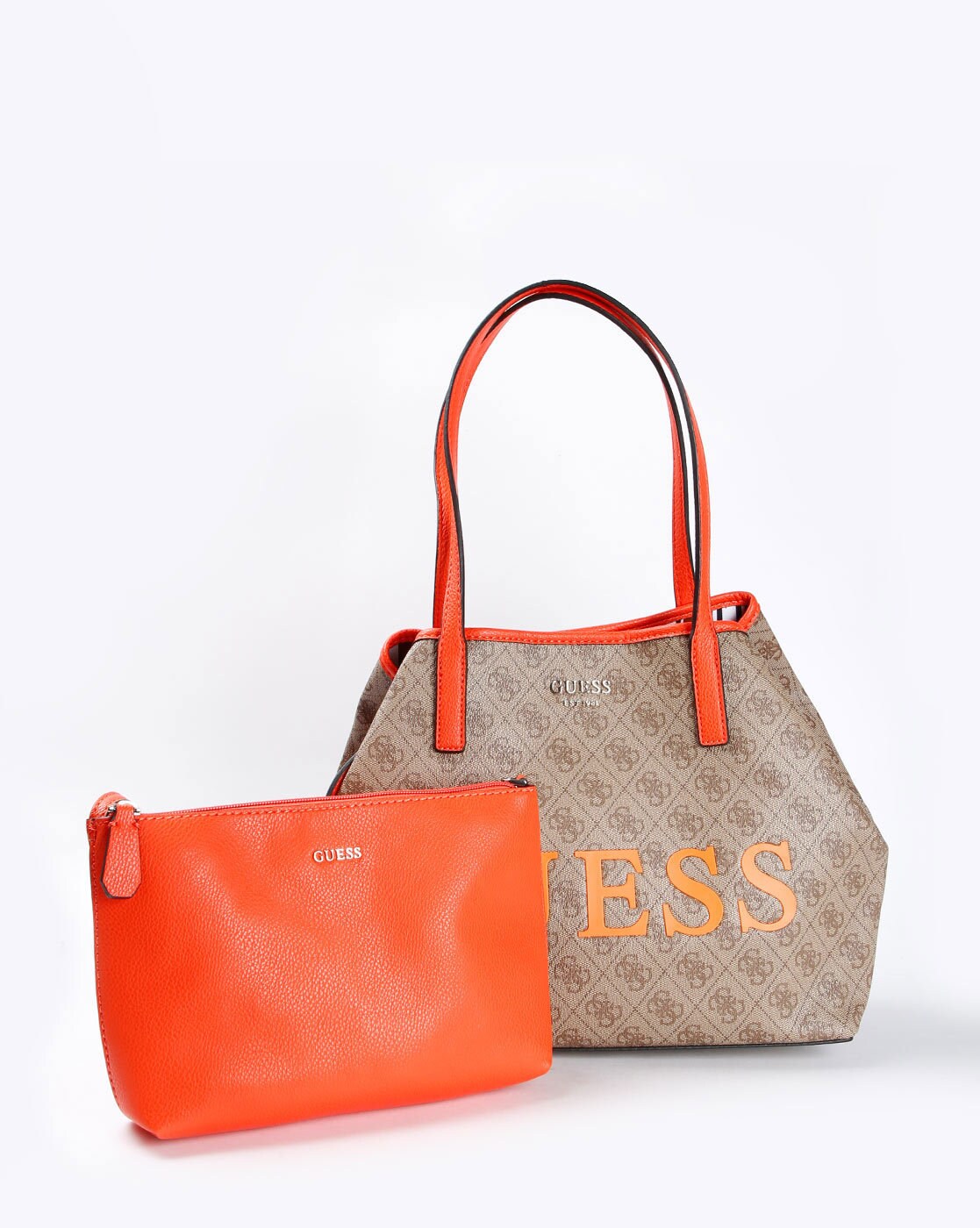 guess printed handbags