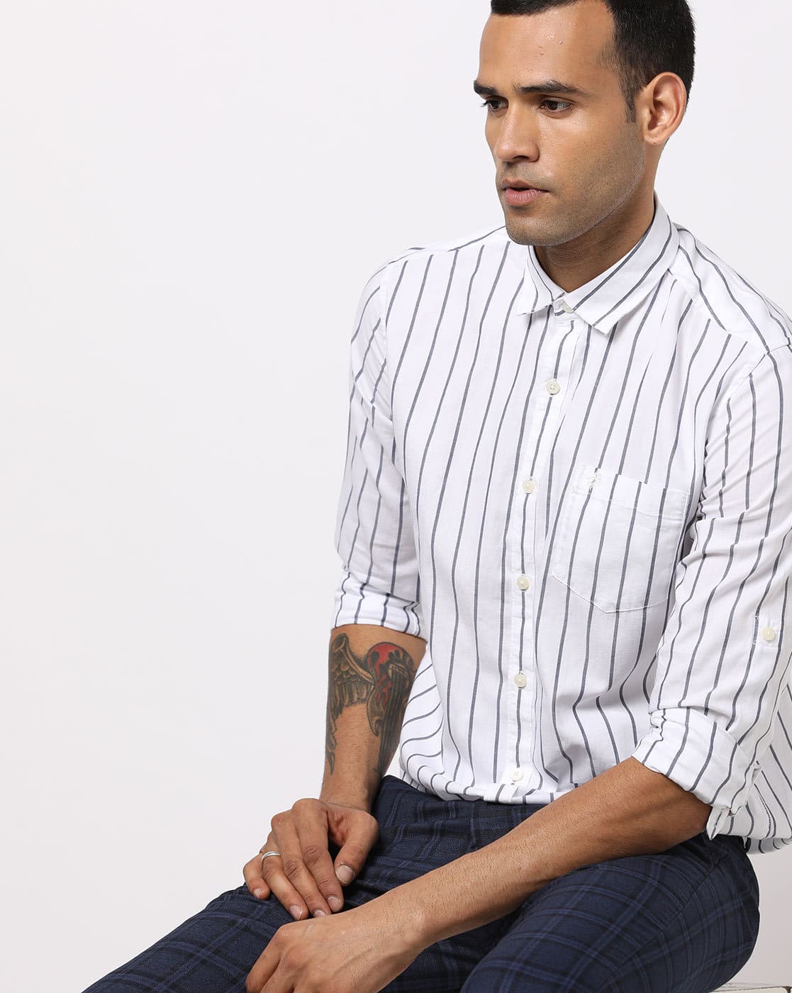 Buy White Shirts for Men by NETPLAY 