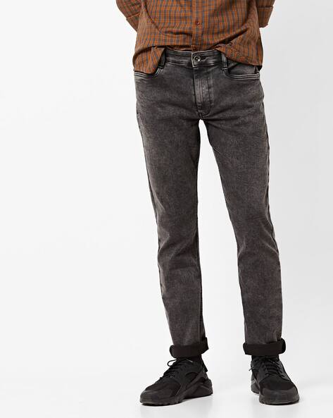 black charcoal jeans