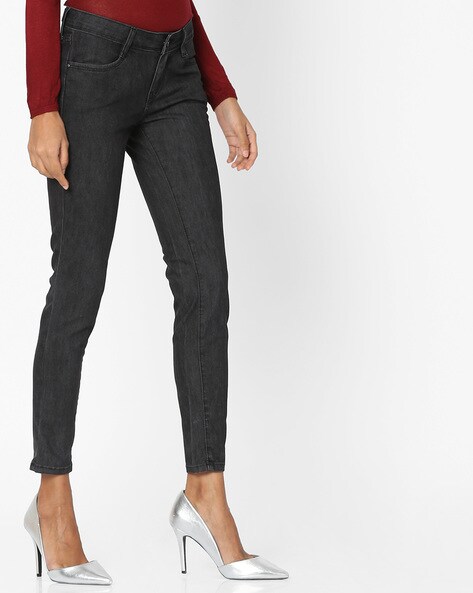 ajio black jeans
