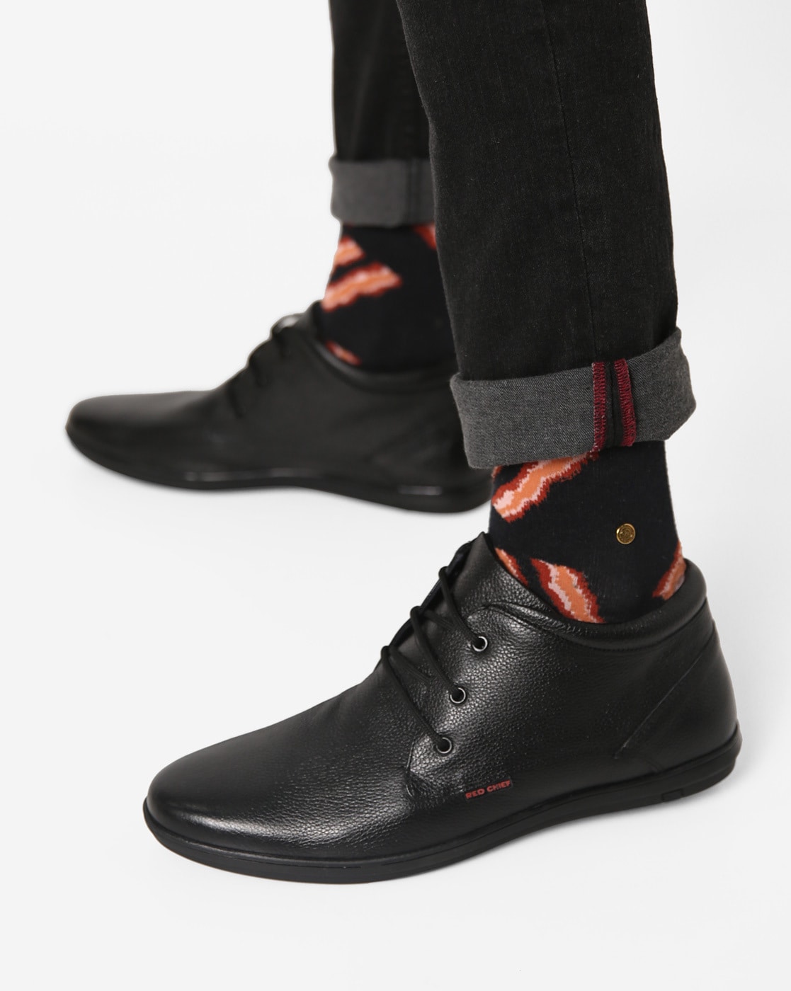 Black Formal Shoes for Men by RED CHIEF 