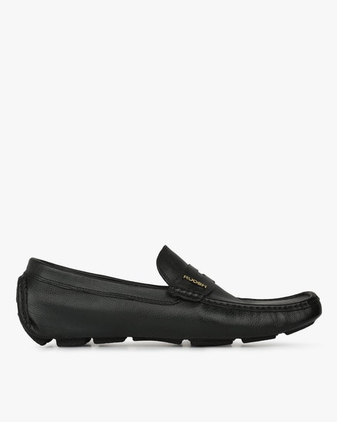 Panelled Penny Loafers