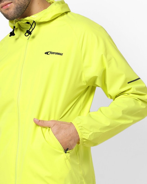 Raincoat for Men Windbreaker-Raincoats-Waterproof-Lightweight Windbreaker  Men Yellow Light Weight Hunting Jacket for Men Hooded Jackets for Men