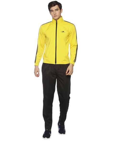 yellow tracksuit for men