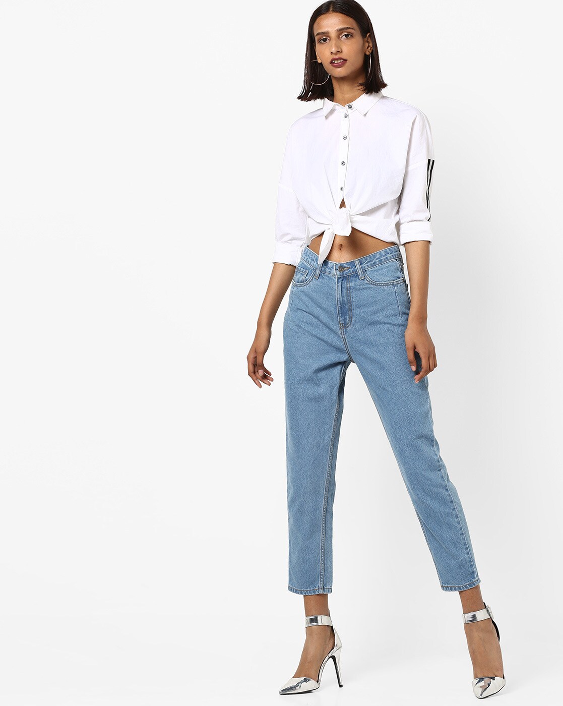 women's relaxed fit jeans high rise