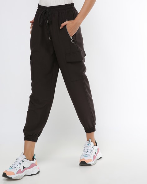 Cropped joggers womens hot sale