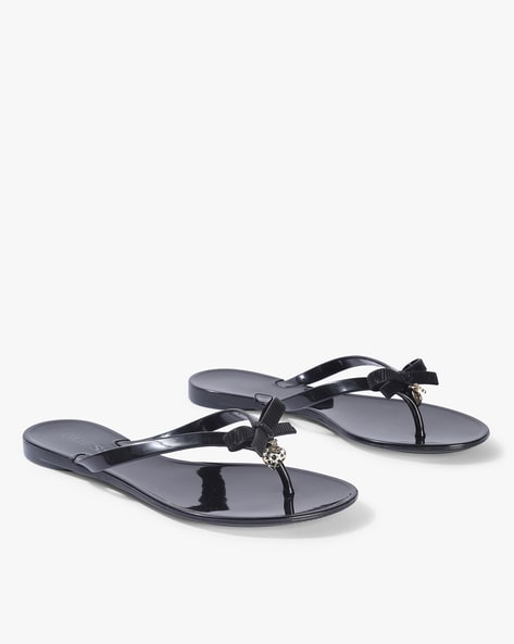 guess black flat sandals