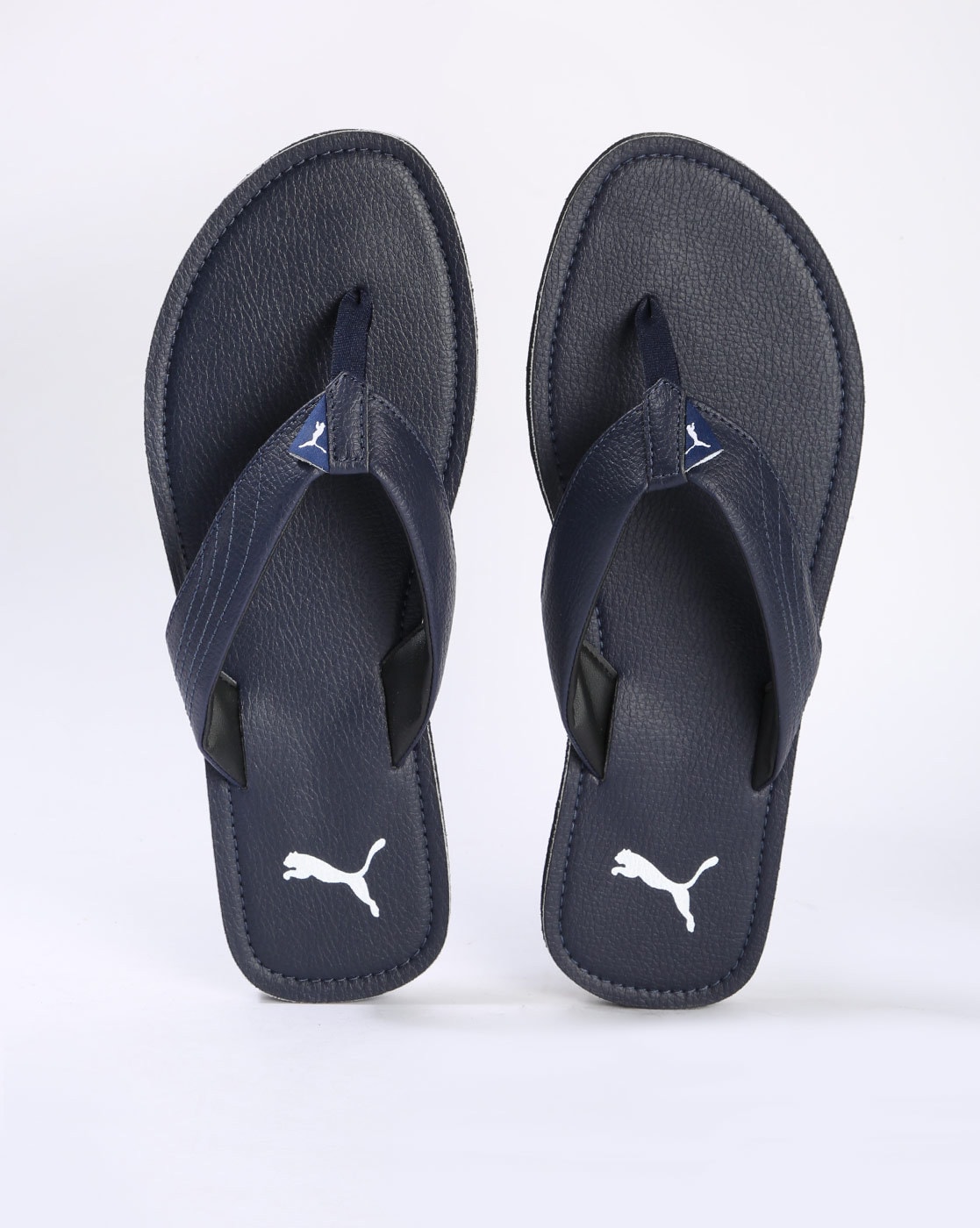 puma sandals navy blue