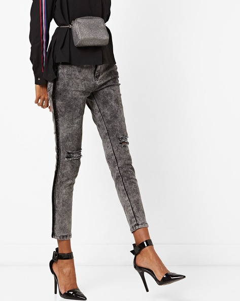 charcoal grey skinny jeans