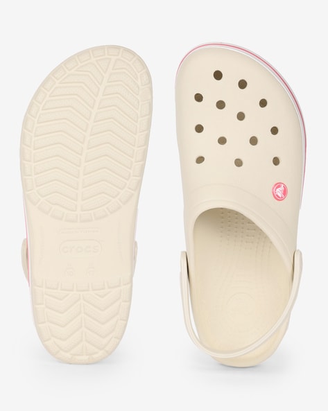 Crocs crocband outlet off white