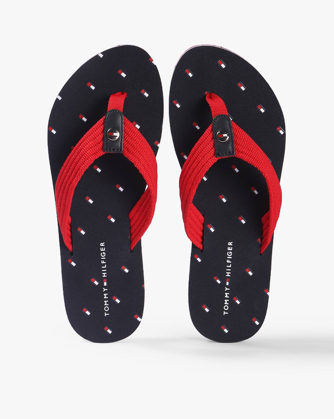 tommy hilfiger flip flops for ladies