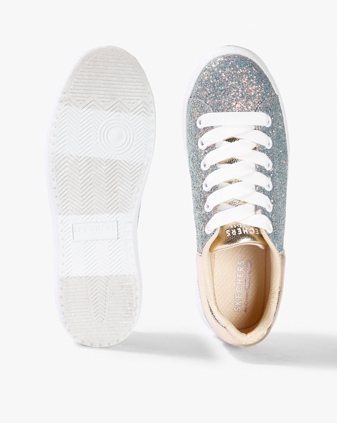 Womens Glitter Sparkling Sneakers With Encrusted White Sole Fashionable  Street Skechers Shoes For Women G220629 From Liancheng06, $27.41 |  DHgate.Com